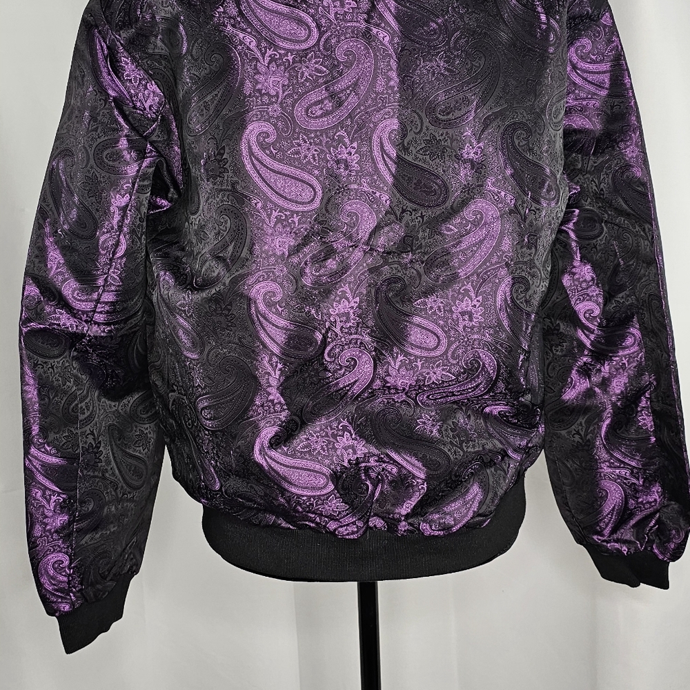 Man purple jacket